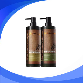 Bộ Dầu gội xả marsaroni rich biotin collagen 800ml