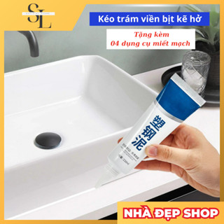 Keo Miết Mạch bịt kẽ hở chống thấm, khô nhanh - Keo Chít Mạch Silicon siêu dính, trám kín viền gạch nhà tắm, bồn rửa tay