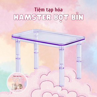  Tầng lửng cho hamster Yee bàn mica tầng lửng mica trang trí chuồng 