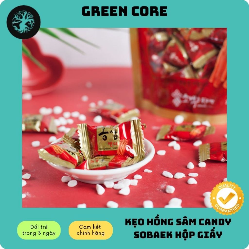 Kẹo hồng sâm 6 NĂM TUỔI HÀN QUỐC Sobaek 200G