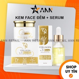 [Chính hãng] Combo Kem Face Collagen X3 Luxury + Serum Colagen X3 công ty Mỹ phẩm Đông Anh
