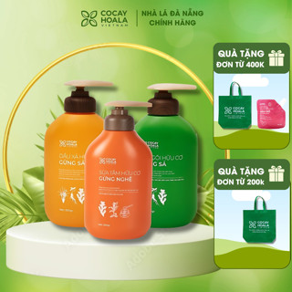 [ COMBO ƯU ĐÃI DÀNH CHO MẸ BẦU - SAU SINH ] Combo dầu gội xả hữu cơ gừng sả Sữa tắm hữu cơ gừng nghệ Cỏ Cây Hoa Lá