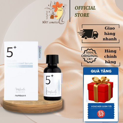 Serum Numbuzin no 5 Sáng Da Mờ Thâm Nám Numbuzin No.5 Vitamin Concentrated - Serum Dưỡng Ẩm Giúp Da 