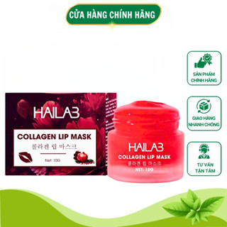  Son Dưỡng Môi Lựu Đỏ Colagen Lip Mask Chính Hãng Hailab 10gr Mặt Nạ Ngủ Dưỡng Ẩm Hồng Môi Khử Thâm Kích Màu Sau Phun Xăm 