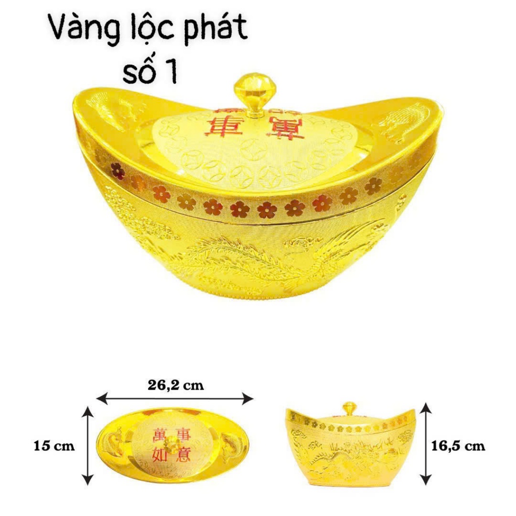 THỎI VÀNG ĐẠI-THỎI VÀNG LỘC PHÁT( 1 CÁI)