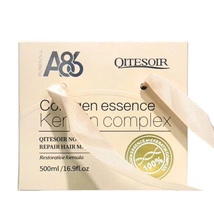 Kem hấp phục hồi tóc hư tổn A86 Collagen Keratin Essence hương nước hoa hũ 500ml _new