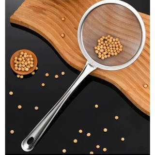 Dụng cụ vớt bọt inox sâu/ rây lọc cặn inox