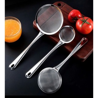 Dụng cụ vớt bọt inox sâu/ rây lọc cặn inox