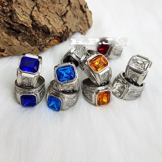 Nhẫn nam chạm hình rồng màu bạc