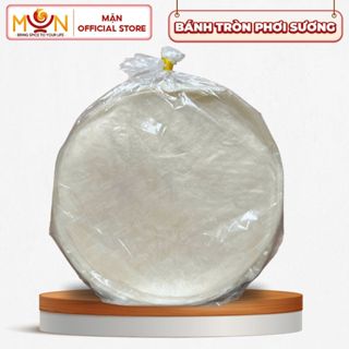 Bịch 500G Bánh Tròn Phơi Sương Loại Ngon MẶN - Dễ Tách, Dẻo Mỏng Vừa | Cuộn Bánh Tráng Hành Phi