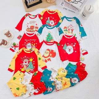 (5-15KG) Como 3 Bộ NOEL Cho Bé Trai Bé Gái , Quần Áo Ông Già Noel Chất Thun Lạnh Co Giãn tốt Thoải Mái cho bé