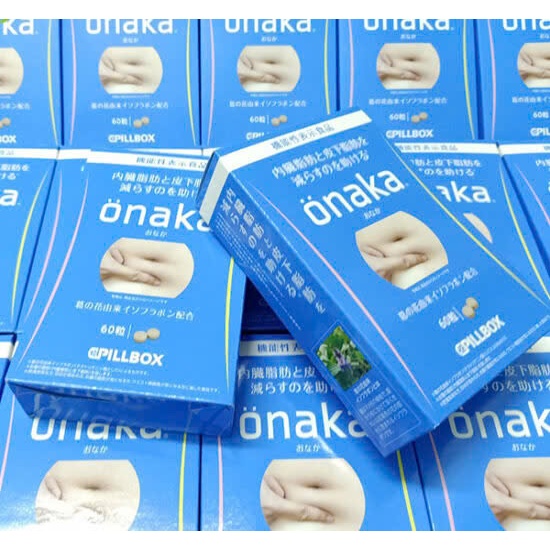 Viên Uống Giảm Mỡ Bụng Onaka Pillbox 60 Viên