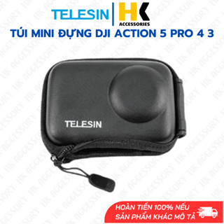 Túi mini Telesin DJI Osmo Action 5 Pro 4 3 bảo vệ máy chống sốc va đập