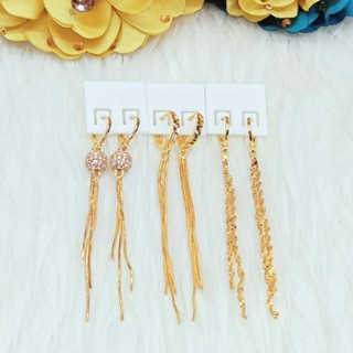 Bông Tai Tua Mì Tòn Ten Đồng Đỏ Màu Vàng Miền Tây 750