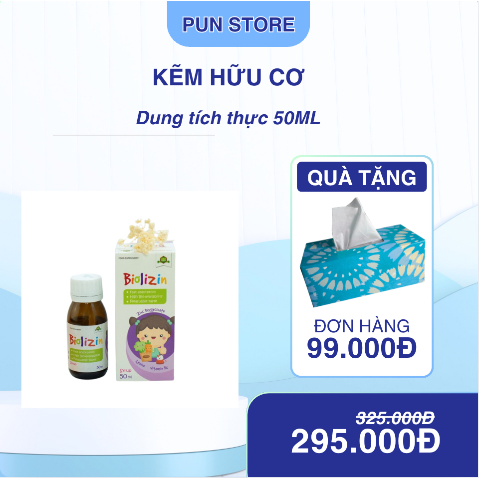 Kẽm hữu cơ Biolizin Aplicaps by clover 50ml 1 lọ - Bổ sung kẽm, lysine và vitamin B6