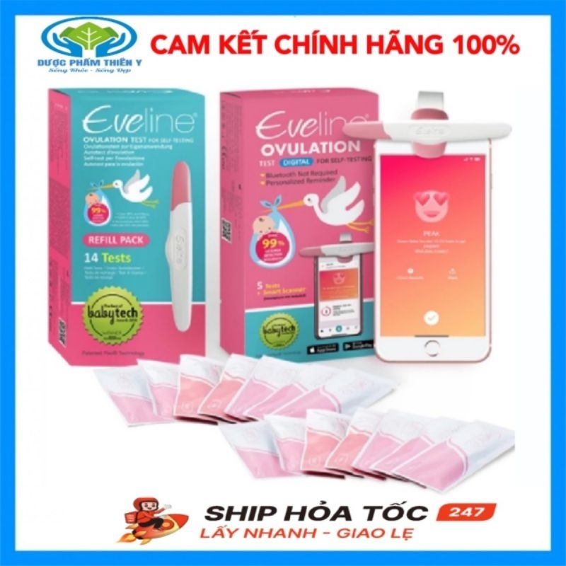 1 Que Lẻ Eveline Care KHÔNG CÓ ĐẦU ĐỌC - Que Thử Rụng Trứng Điện Tử Eveline Care