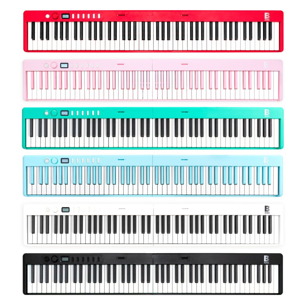 Đàn Piano điện gấp gọn, Foldable Digital Piano - Bora New BX-20 PRO (BX20 PRO) - Bluetooth & MIDI, 8