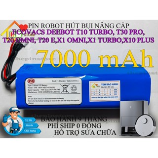 PIN ROBOT HÚT BỤI NÂNG CẤP  ECOVACS DEEBOT T10 TURBO/T30 PRO/T20 OMNI/T20 E/X1 OMNI/X1 TURBO/X10 PLUS