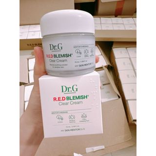  Kem dưỡng cho da dầu mụn Dr.G  Red Blemish Clear Soothing Cream 70ml  HÀNG AUTH   CÓ BILL  