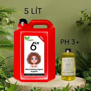 Dập Uốn Tóc Đa Năng Thuần Chay  6AM, Tặng PH 3+, Căng Bền Sóng, Mùi Thơm