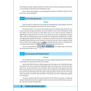 Sách - 100 Bài Làm Văn Hay Lớp 3 - Biên Soạn Theo Chương Trình Giáo Dục Phổ Thông Mới - ND