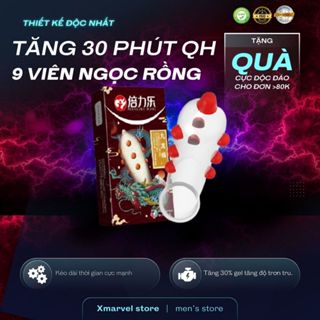 Bao cao su bi to khổng lồ HBM 9 bi Hộp 2 chiếc Bcs XMARVEL