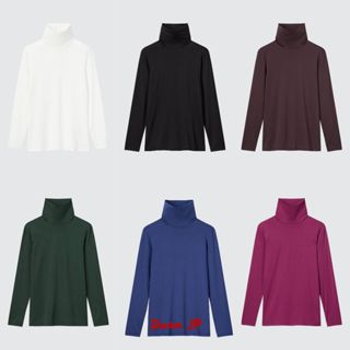 [Auth UniqIo] HEATTECH Áo Giữ Nhiệt Cổ Lọ Nữ - Tag Nhật