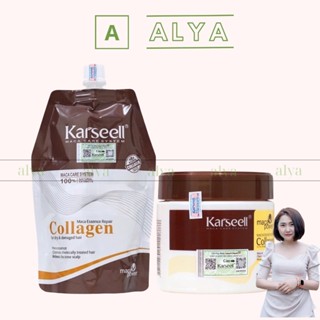 KEM HẤP Ủ TÓC COLLAGEN KARSEELL 500ML CHÍNH HÃNG - PHỤC HỒI TÓC HƯ TỔN - KHÔ XƠ - CHẺ NGỌN