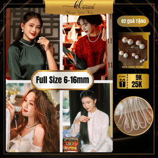 [KL.Studio] Vòng Cổ Ngọc Trai Nữ Dây Chuyền Ngọc Trai Nhân Tạo Nhiều Size Cổ Điển Vòng Ngọc Trai Ngắn - N19