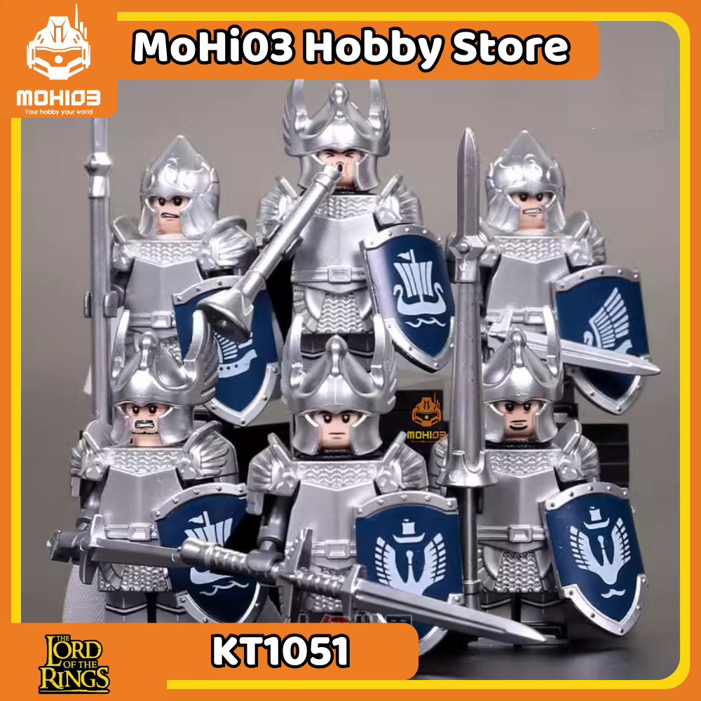 Mô Hình Minifigure Chiến Binh Gondor KT1051 The Lord Of The Rings - Mô Hình Lắp Ráp Chúa Tể Những Ch