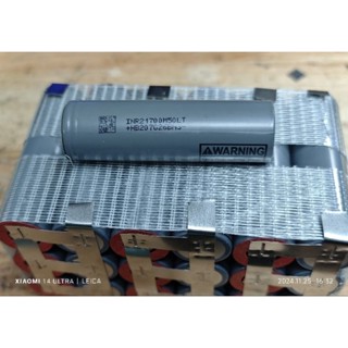 Pin 21700 Lgm50lt 5000mah xả 15A chính hãng tháo khối đẹp như mới nội trở 14 -16