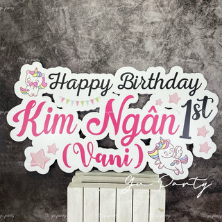 Bảng Tên Thôi Nôi Sinh Nhật Cho Bé Trai | Bé Gái