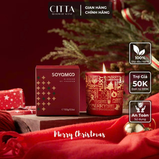  Nến Thơm Christmasi Sang trọng Hương Thơm Mùa Lễ Hội Trang Trí Giáng Sinh - CITTA Bloom of Scent 
