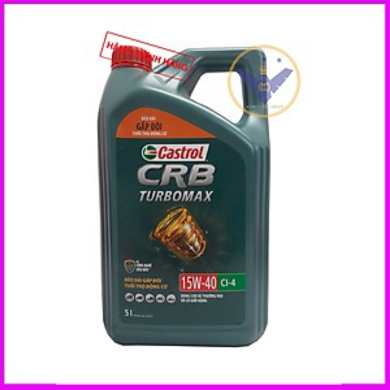 Dầu nhớt chính hãng- Dành cho động cơ Dieesl - Castrol 15W40 Tubomax API CH4 CI4 ( 5L ) .