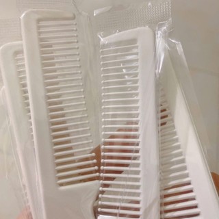 5 lược chải tóc mini màu trắng