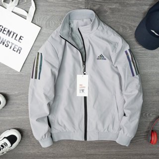 Áo khoác gió nam cổ đứng vải dù tráng bạc chống nước chóng gió kiểu dáng trẻ trung hợp thời trang nam mã