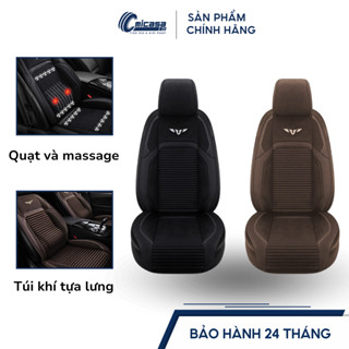 Đệm lót ghế ô tô massage + làm mát 27 quạt tự động ngắt, đệm ghế ô tô cao cấp có đệm hơi tựa lưng