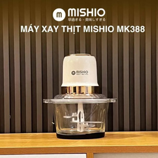 Máy Xay Thịt Đa Năng Mishio MK388 - Cối Thủy Tinh 2L, Xay Nhuyễn Mọi Loại Thực Phẩm, Đa Dụng
