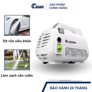 Máy Xịt Rửa Xe Mini Lutian Cao Áp 1400W, Nhỏ Gọn, Tiết Kiệm, Phun Xịt Rửa Đa Năng, Chính hãng 100%
