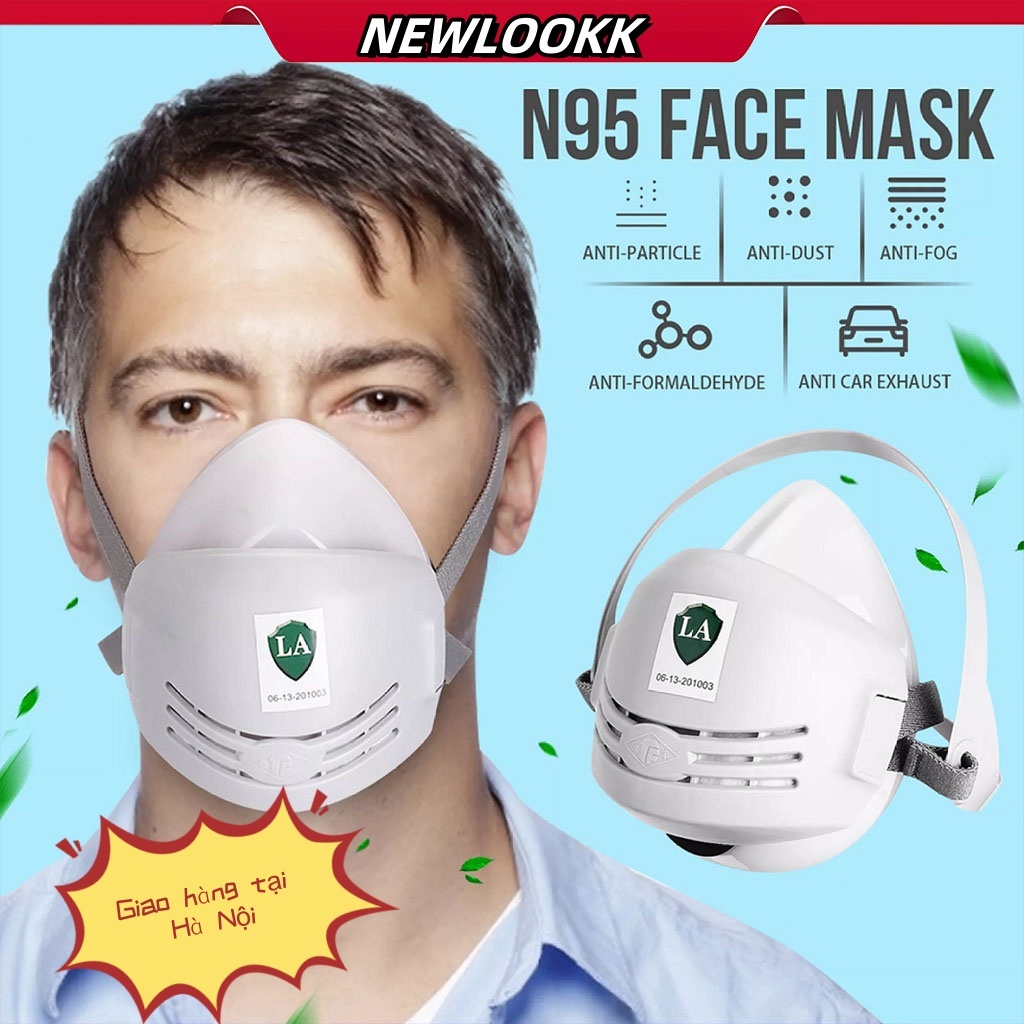 Mặt nạ phòng độc - Khẩu Trang phun sơn hóa chất chất liệu silicone mềm