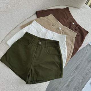 Quần Đùi Ống Rộng Bigsize Nữ,Quần Short Kaki Dáng Chữ A Trơn Lên Phom Tôn Dáng Q502