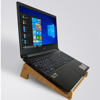 Giá Đỡ Laptop Gỗ Tre Tự Nhiên, Kệ Để Máy Tính Ipad Macbook Chắc Chắn Kệ Để Bàn Tản Nhiệt Tiện Dụng