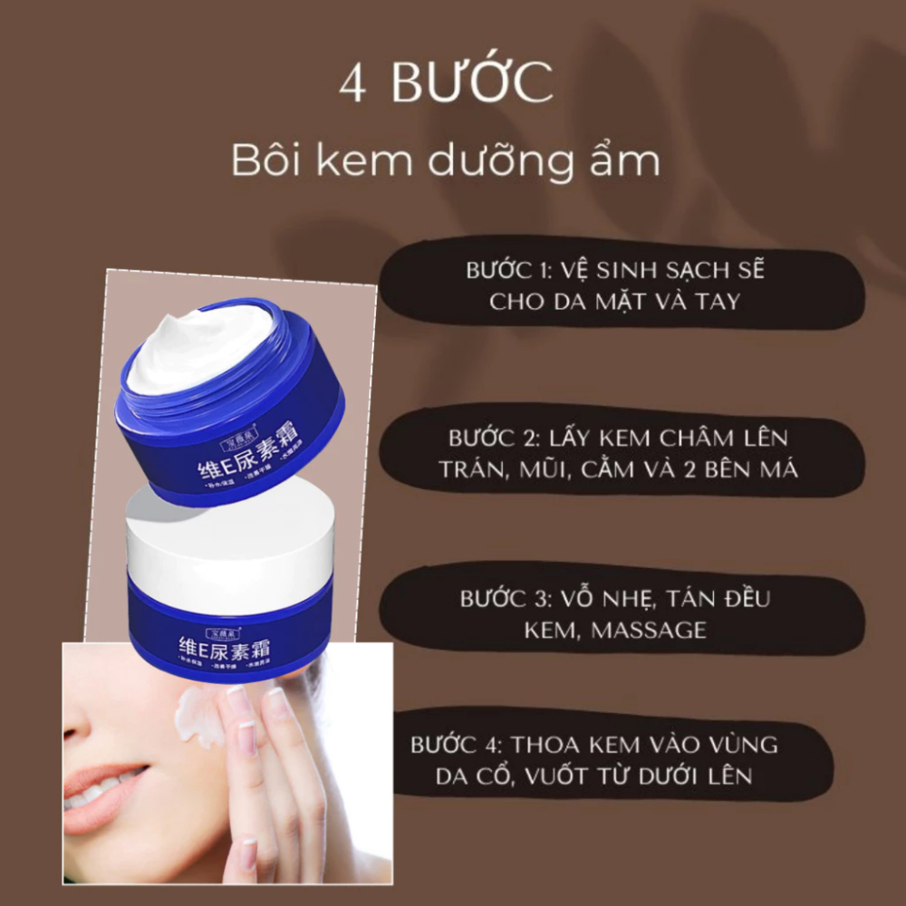 Kem Xóa Sắc Tố Thâm Sạm Da URE - URE Dưỡng Trắng Da Mờ Thâm Vitamin E Ure Phục Hồi, Làm Sáng Và Đều 