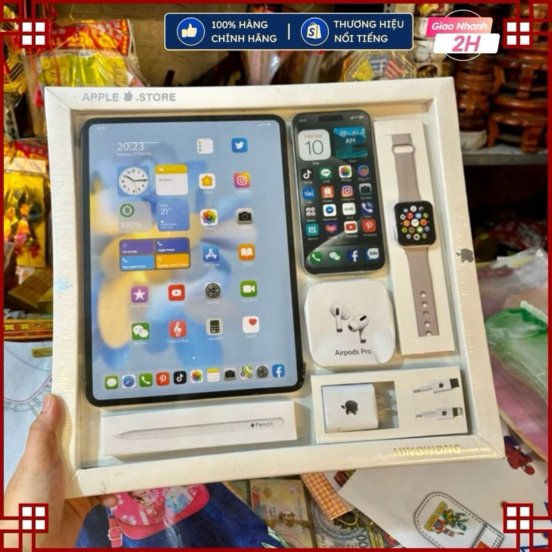 [ VÀNG MÃ ] HỘP PHỤ KIỆN ĐIỆN THOẠI IPHONE, IPAD, ĐỒNG HỒ, TAI NGHE_ HÀNG CAO CẤP