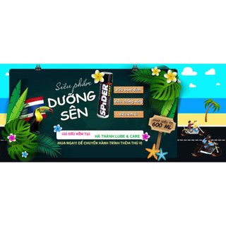 Chai xịt dưỡng xích Spider Spray 600ml
