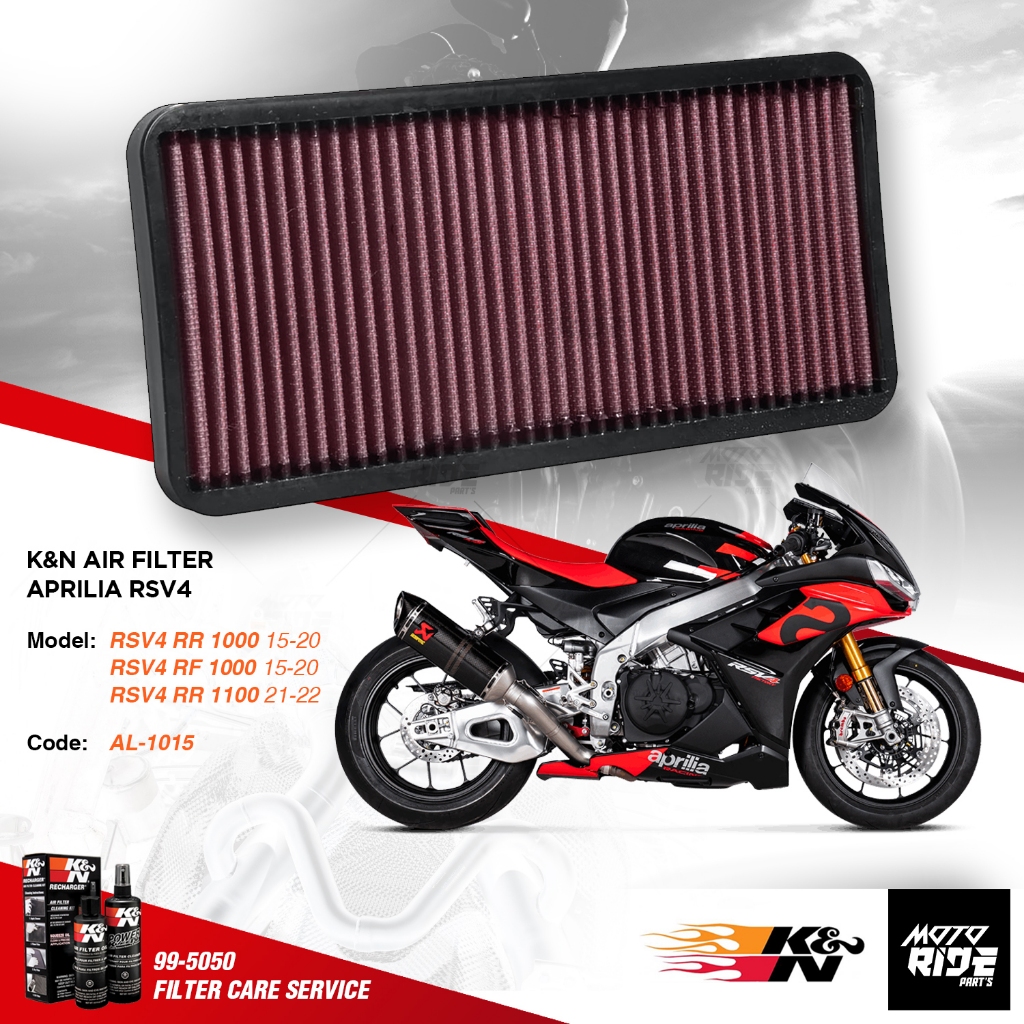 K&N AL-1015 LỌC GIÓ CHO APRILIA RSV4 FACTORY 1000 / 1100
