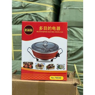Nồi Lẩu Điện Osaka Đa Năng xào, nấu, luộc, lẩu, nướng an toàn tiện lợi