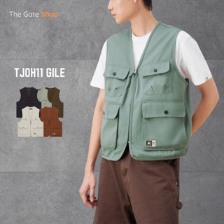 Áo Gile Camping Chất Vải Kaki Kiểu Dáng Unisex Phù Hợp Cả Nam/Nữ TJOH11