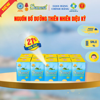   NEW   Combo10 lọ  Nước Yến sào Khánh Hòa Sanest 21% - Dành cho Người Cao Tuổi - Không đường 