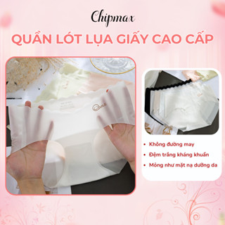 Quần Lót Bầu Smile Lụa Giấy Kháng Khuẩn Quần Cạp Chéo Bầu Không Đường May Tàng Hình Chipmax - B5